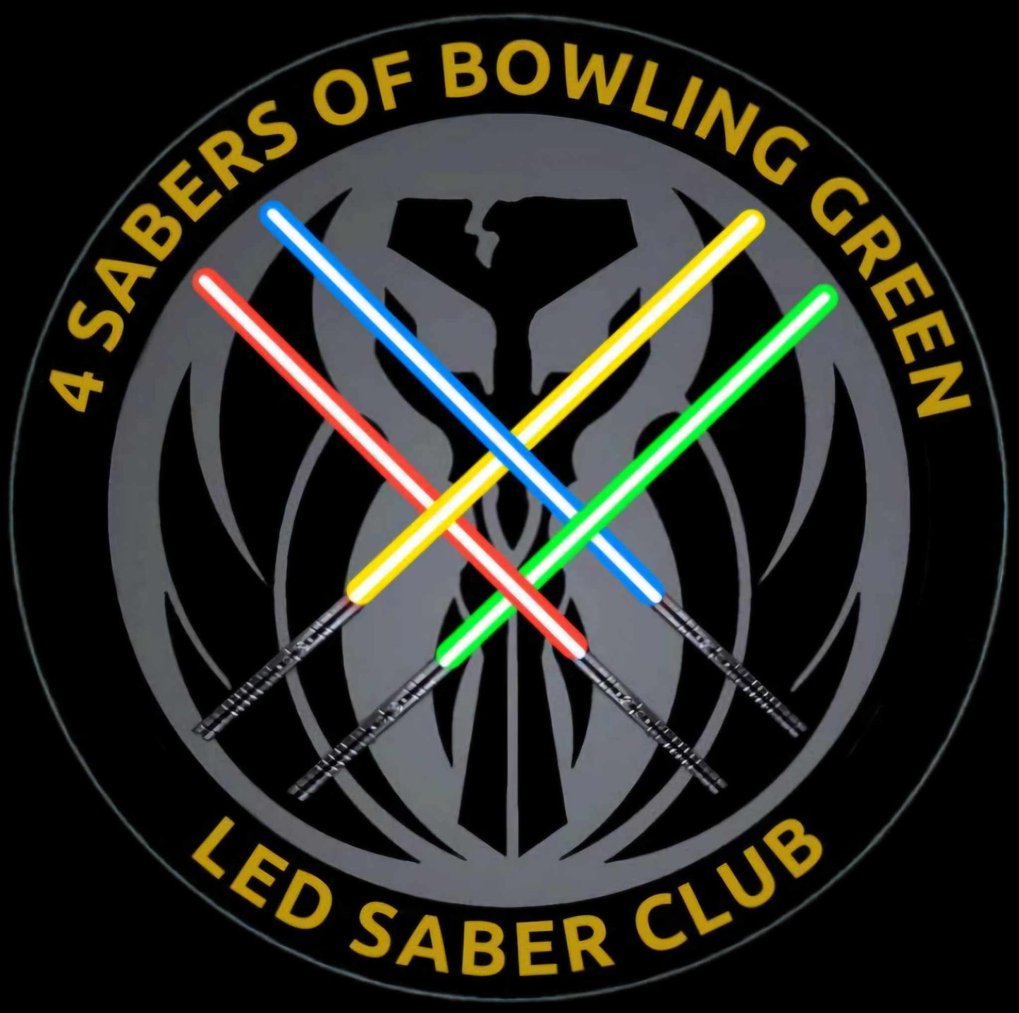 4 SABERS OF BOWLING GREEN LED SABER CLUB